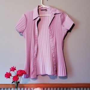 New Apt. 9 Purple Collar Shirt